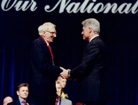 Robert Bellah and President Clinton