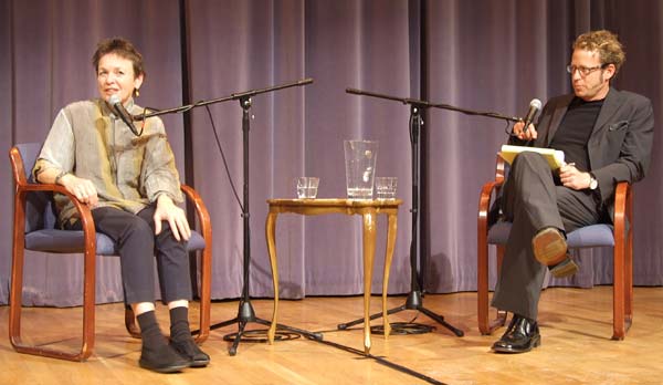 Laurie Anderson in conversation with Ken Goldberg