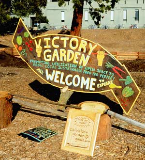 Victory Garden sign