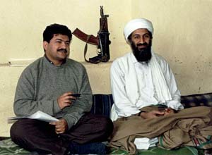 Hamid Mir with Osama bin Laden