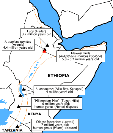 Map of Ethiopia