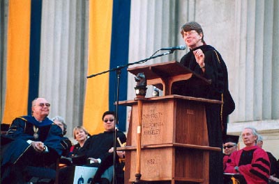 Janet Reno addresses Commencement 2001