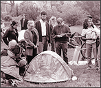 Tents in People's Park