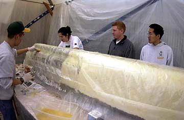 Building a fiberglass mold