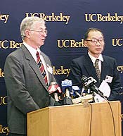 Robert Bedeski and Yoshinobu Yamamoto, co-chairs of the	North Pacific Working Group conference