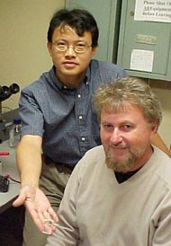 Boris Rubinsky (R) and Yong Huang