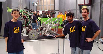 Students with Robot