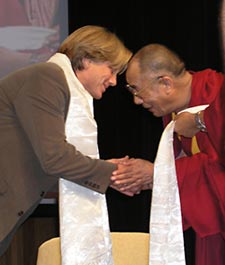 Dacher Keltner and the Dalai Lama