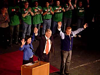 Drs. Judy and Howard Dean, Martin Sheen