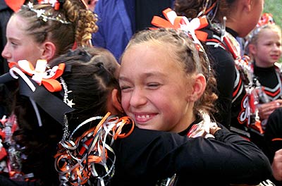 young cheerleaders