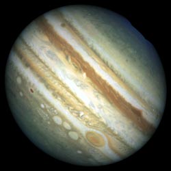 Jupiter, seen from Hubble space telescope