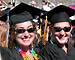 Graduates at commencement