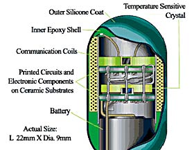 Diagram of thermal pill functions