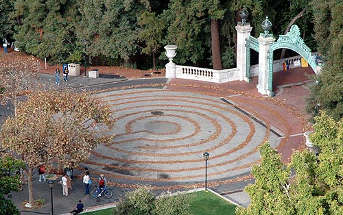 labyrinth at Sather Gate