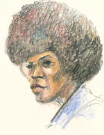 Angela Davis, by Rosalie Ritz