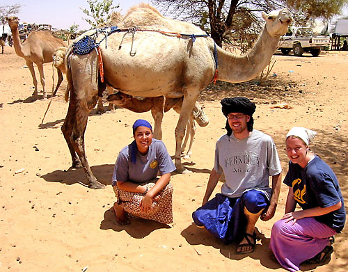 Adriana Publico, Luke Filose, and Annika Dubrall in Mauritania