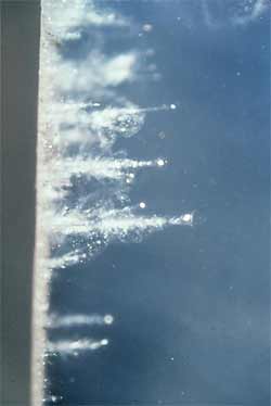 particle trackes in aerogel