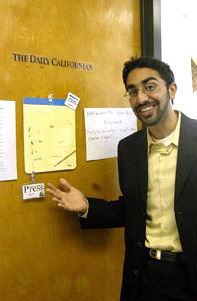 Adeel Iqbal Daily Californian editor in chief  and president