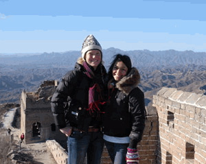 Vanessa at Great Wall