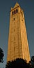 Campanile at sunset