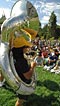 Cal Band play at convocation