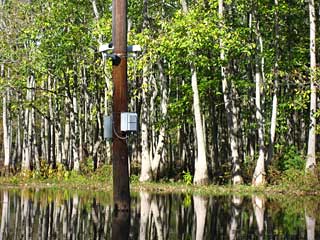 Robotic camera installed in Bayou DeView