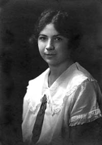  Mathematician Emma Trotskaya Lehmer at her wedding in 1928, the year she graduated from UC Berkeley.
