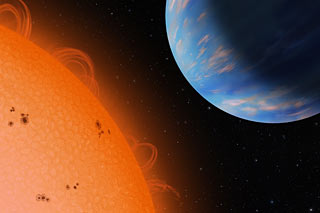 exoplanet orbiting dwarf star