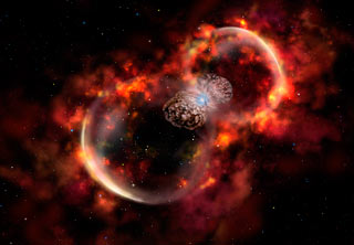 fast blast wave from Eta Carinae's 1843 eruption