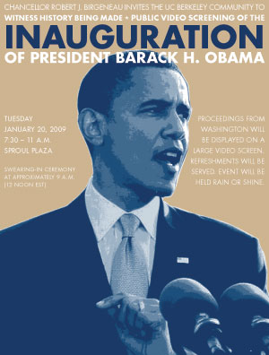 Inauguration Day event poster