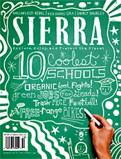 Sierra magazine cover