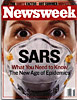 Newsweek cover on SARS