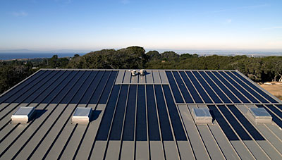 solar panels at Chartwell