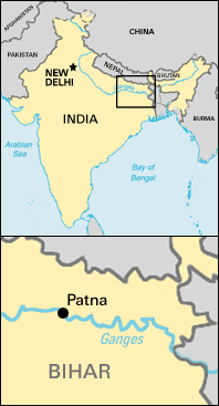  Map of India and the state of Bihar