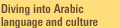 Diving into Arabic language and culture