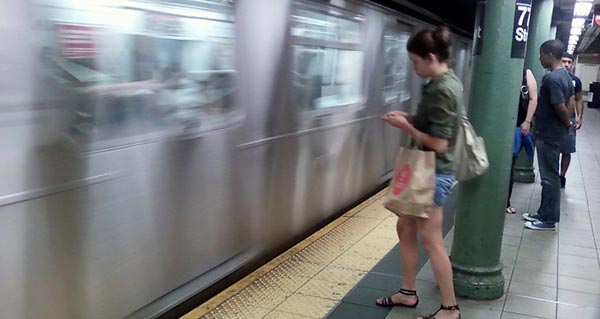 New York City subway platform